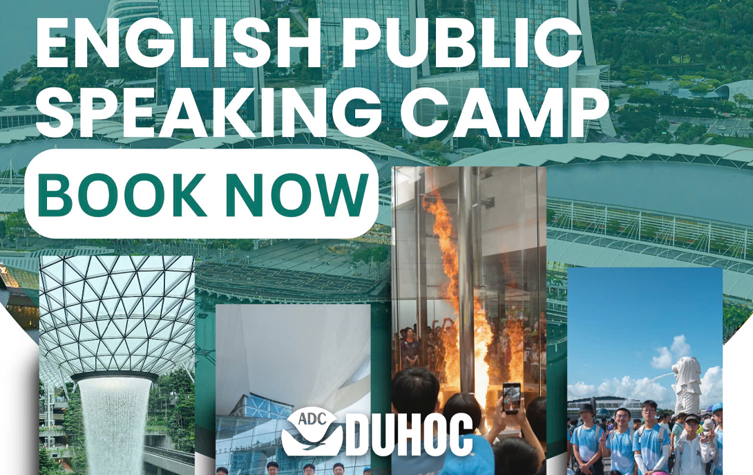 TRẠI HÈ SINGAPORE NUS - ENGLISH PUBLIC SPEAKING CAMP